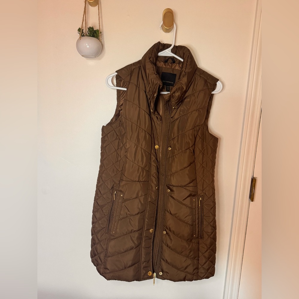 Weatherproof Chocolate Quilted Vest
